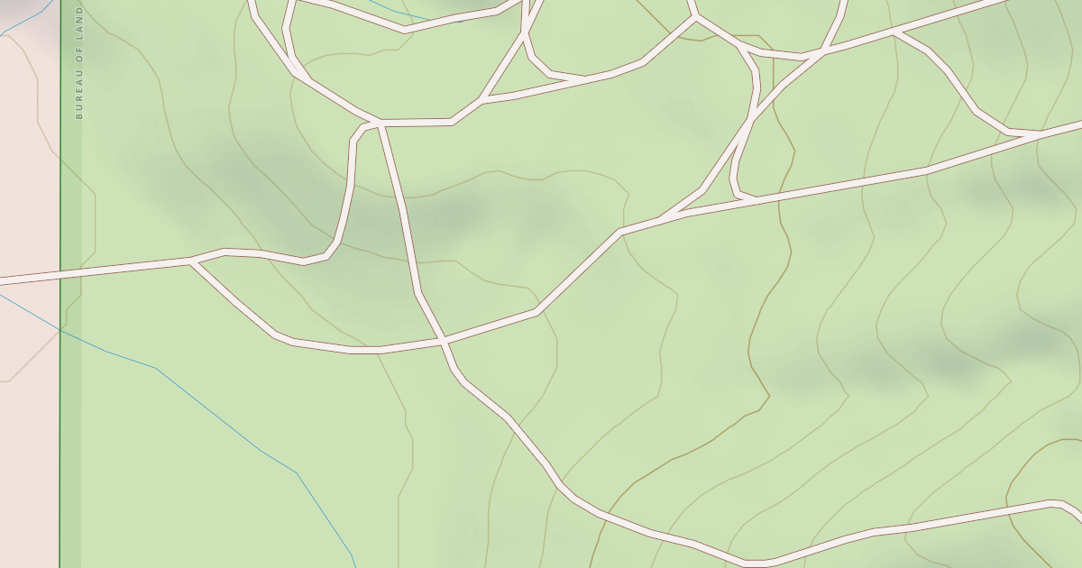 Map preview of BLM National GTLF Public Motorized Roads 4c988956-907a-4559-9d4a-bb940d5008c7