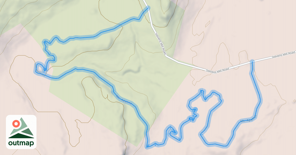 Map of Mt. Apatite