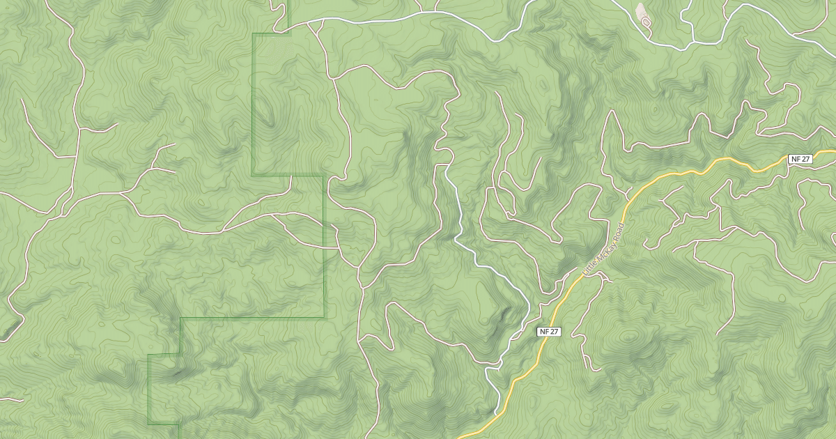 Map preview of USFS Motor Vehicle Use Map Roads {7AEDFA7C-DA41-4EEA-B7B0-324847ADE3CC}