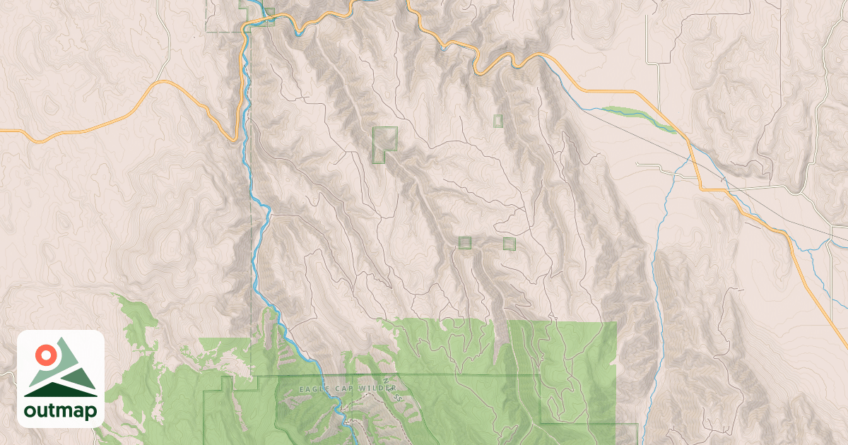 Map of BIG CANYON RD