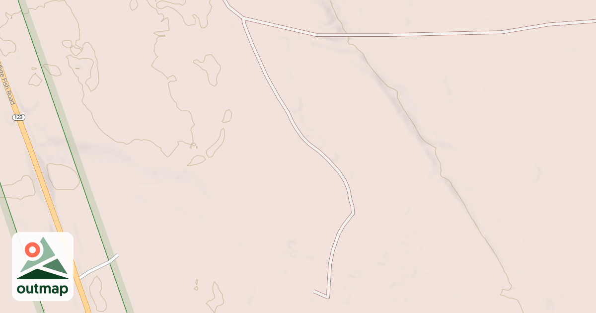 Map of BEAR PEN SPUR B