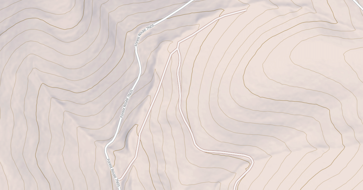 Map preview of USFS Motor Vehicle Use Map Roads {C92603EC-7A5F-4619-9E4A-69BCEE262D6D}