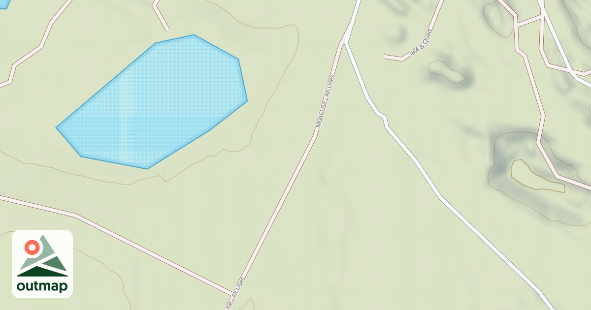 Map of Interlake State Recreation Area Trails