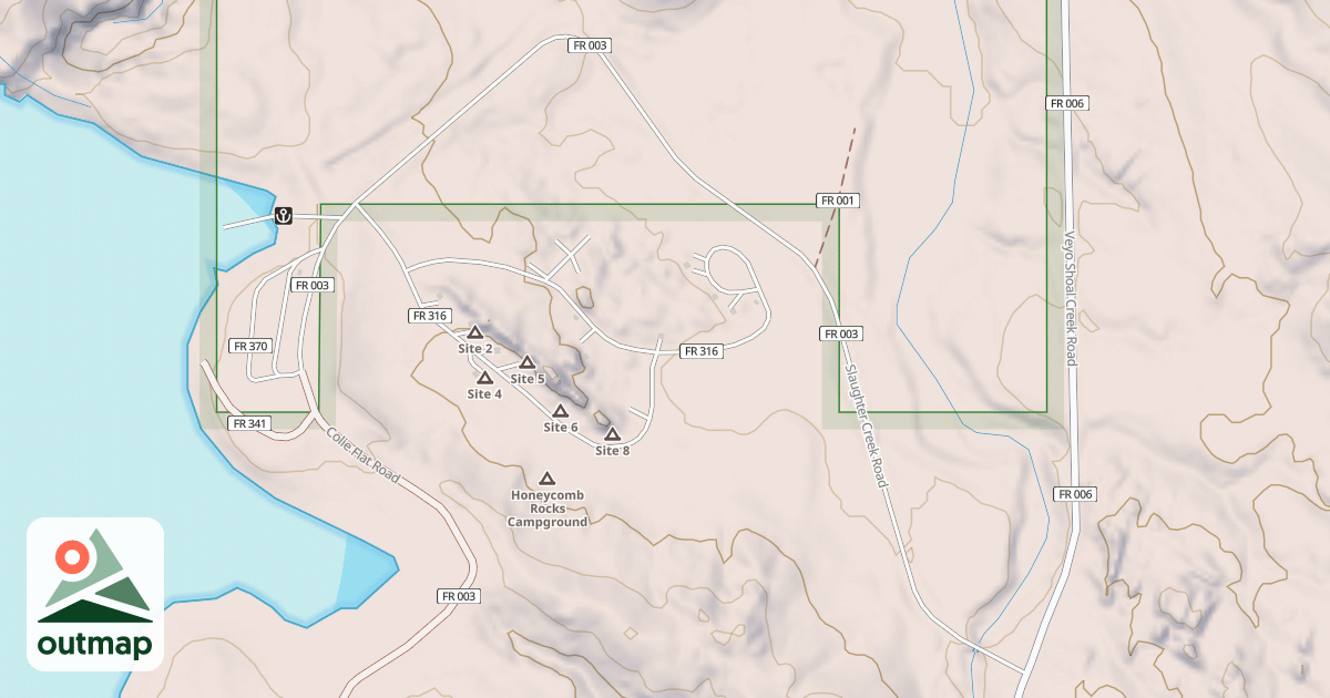 Map of COLIE FLAT