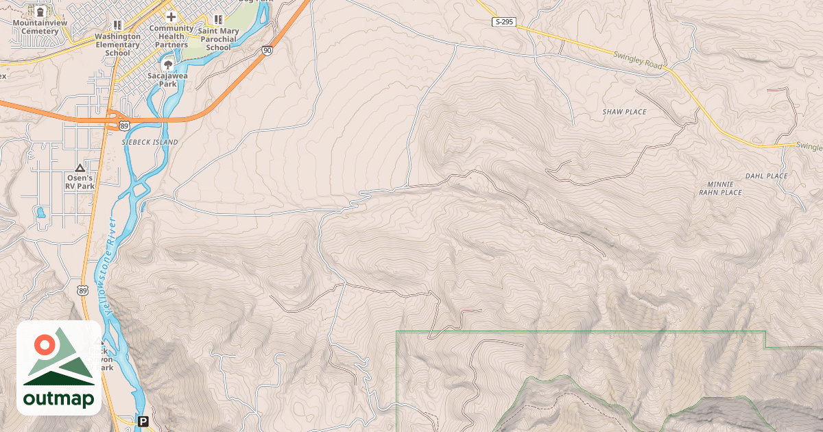 Map of LIVINGSTON PEAK
