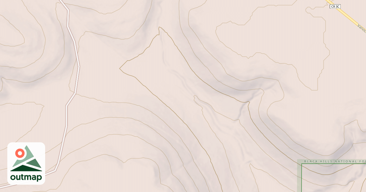 Map of VANOCKER CANYON BR 2H