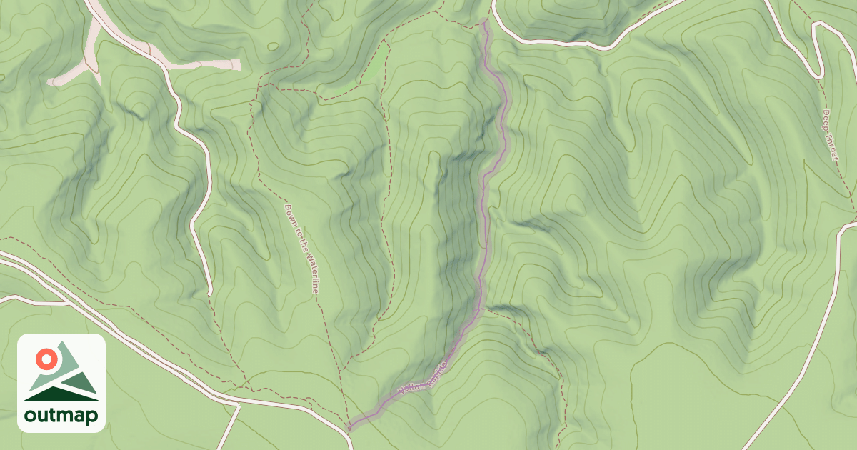 Map of Vallon Rapide