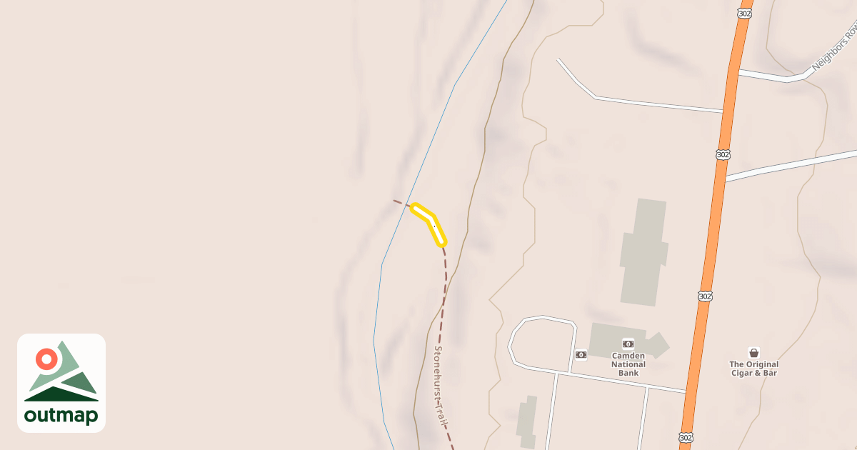 Map of Stonehurst Trail