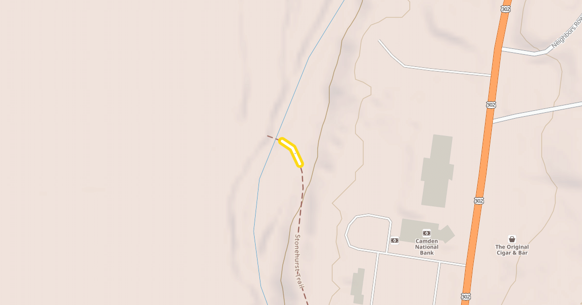Map preview of Stonehurst Trail