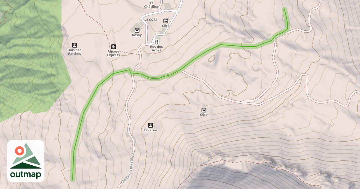 Map of L'Azalée