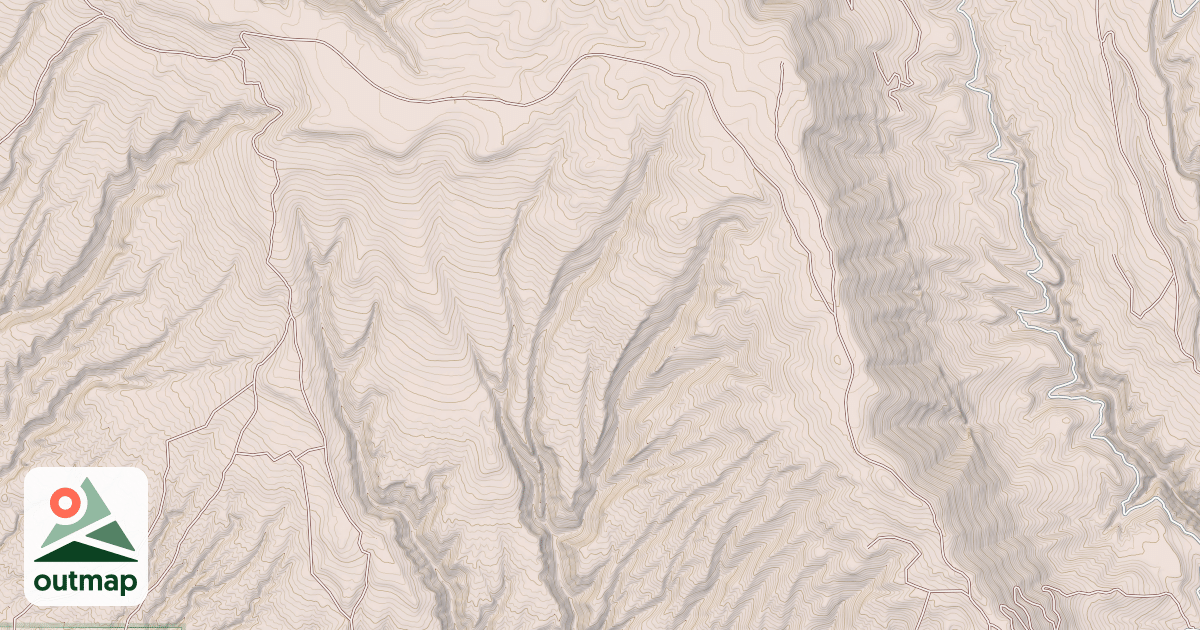 Map of RED PRYOR DIVIDE