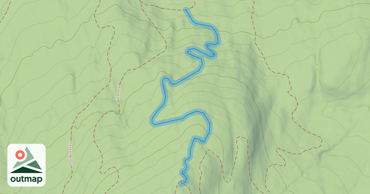 Map of Lung Ta Path