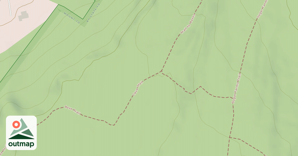 Map of Cave Trail