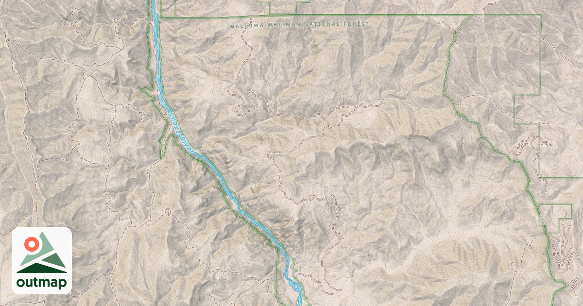 Map of BIG CANYON