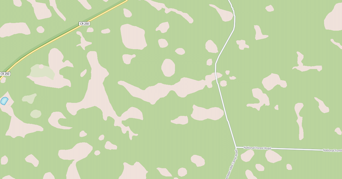 Map preview of USFS National Forest System Roads {ECC324C5-EAA1-451F-8185-F5F8B0F137E0}