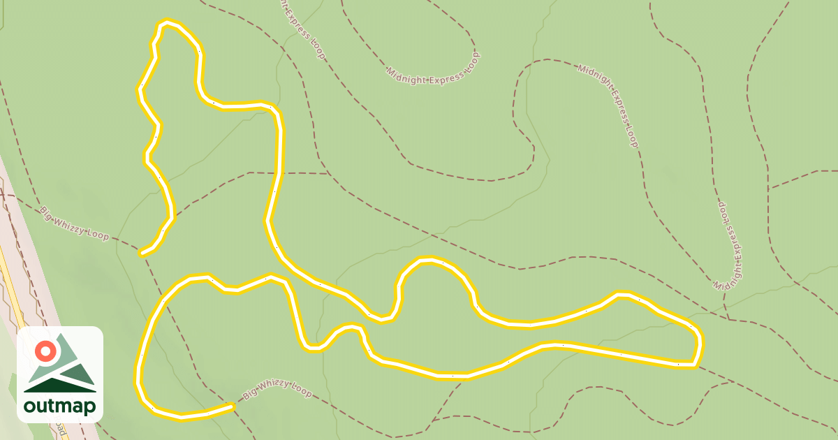 Map of Big Whizzy Loop