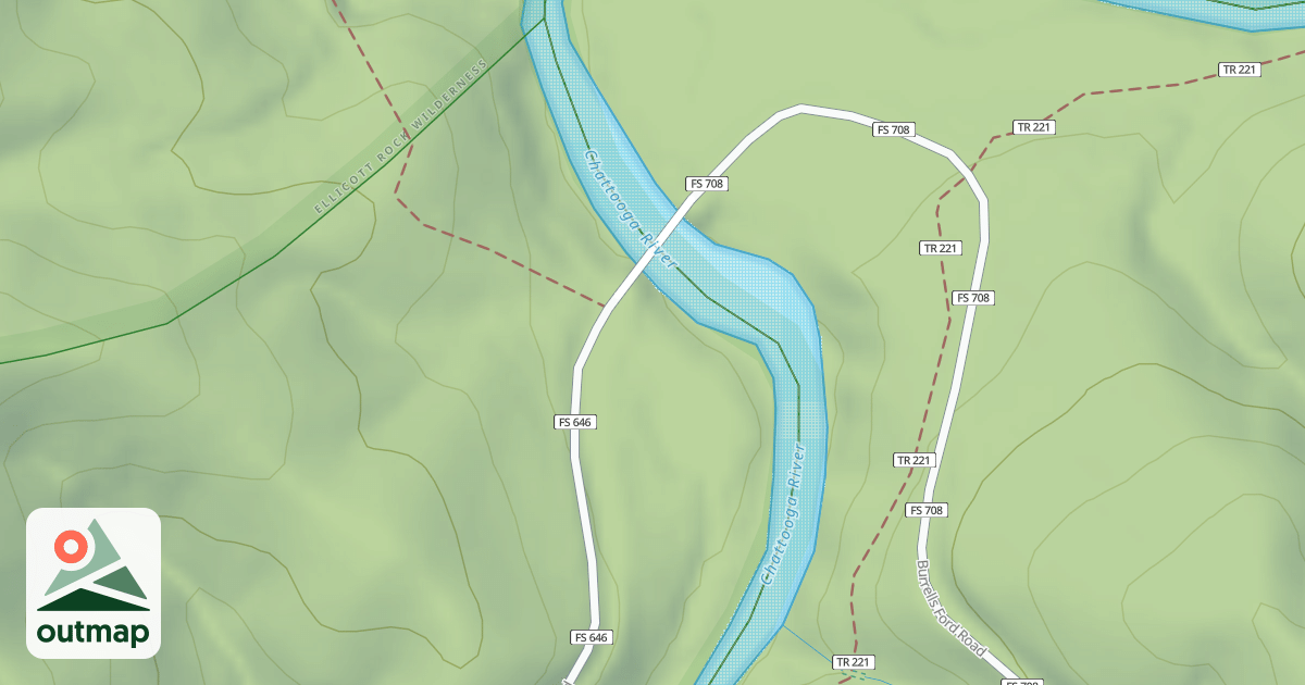 Map of BURRELLS FORD PARKING