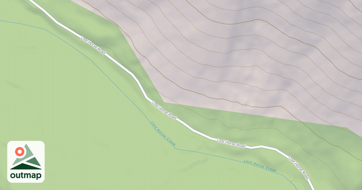 Map of (FDR) LOST HORSE