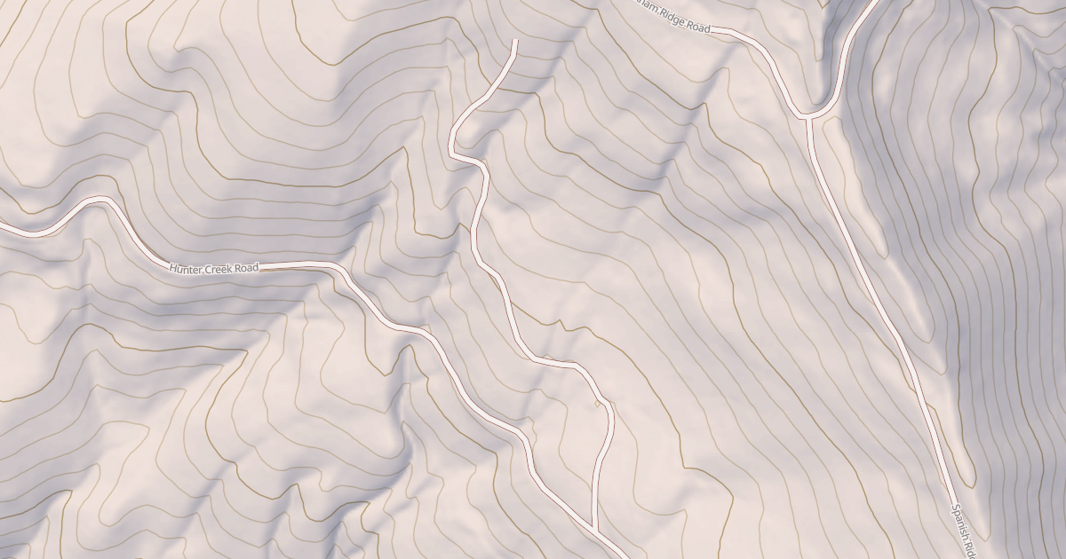 Map preview of HUNTER CREEK SPUR A