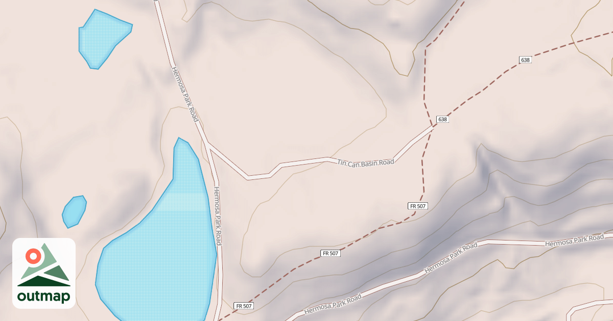 Map of TIN CAN BASIN