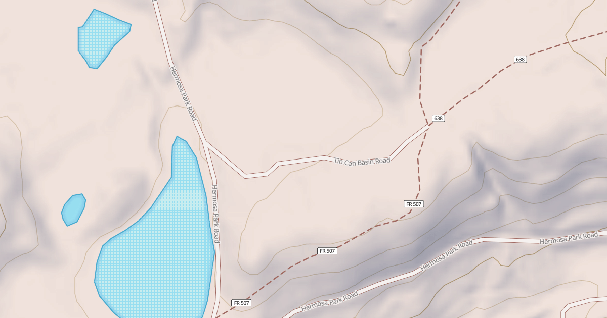 Map preview of TIN CAN BASIN