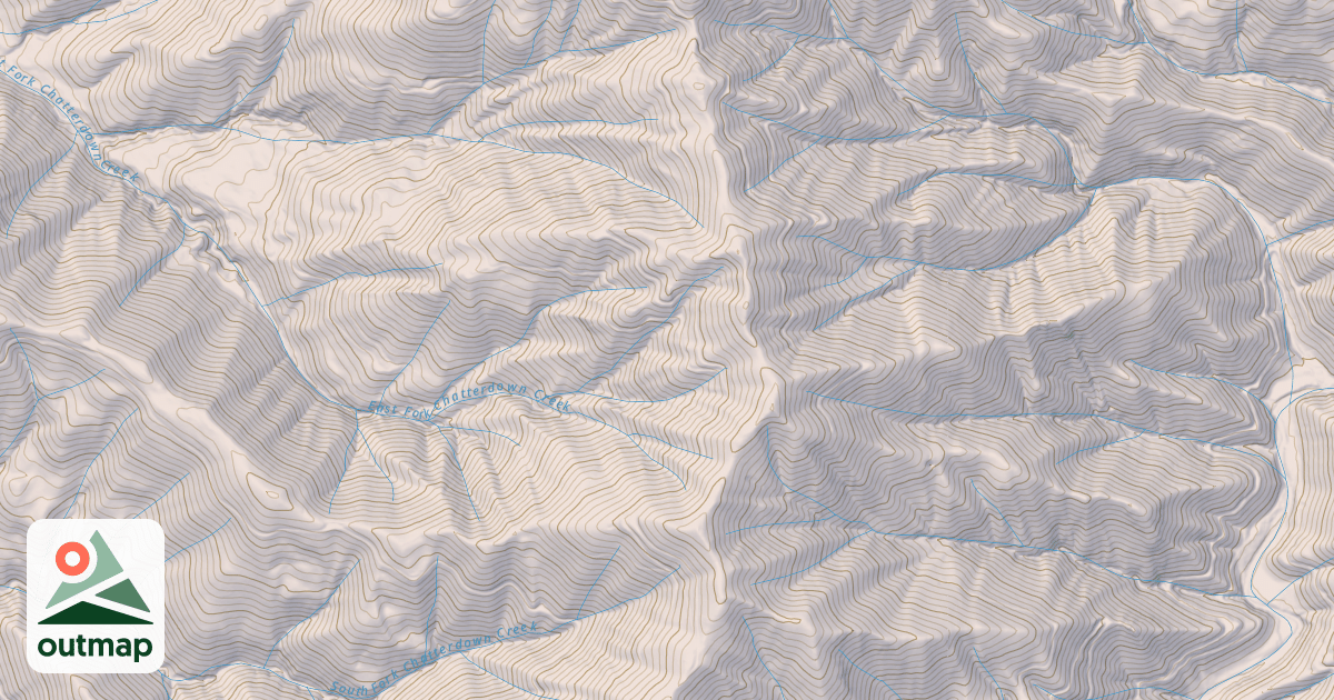 Map of CURL RIDGE