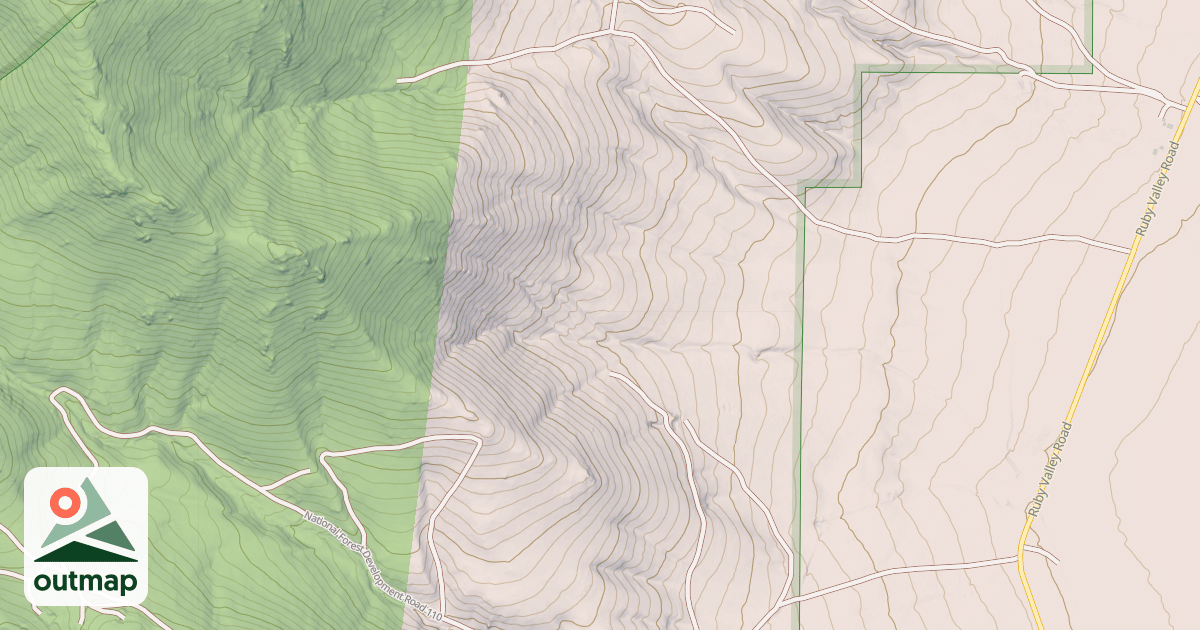 Map of CHOKECHERRY SPRING