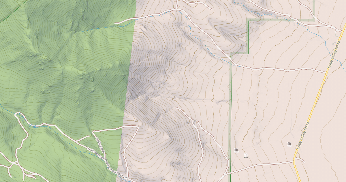 Map preview of CHOKECHERRY SPRING