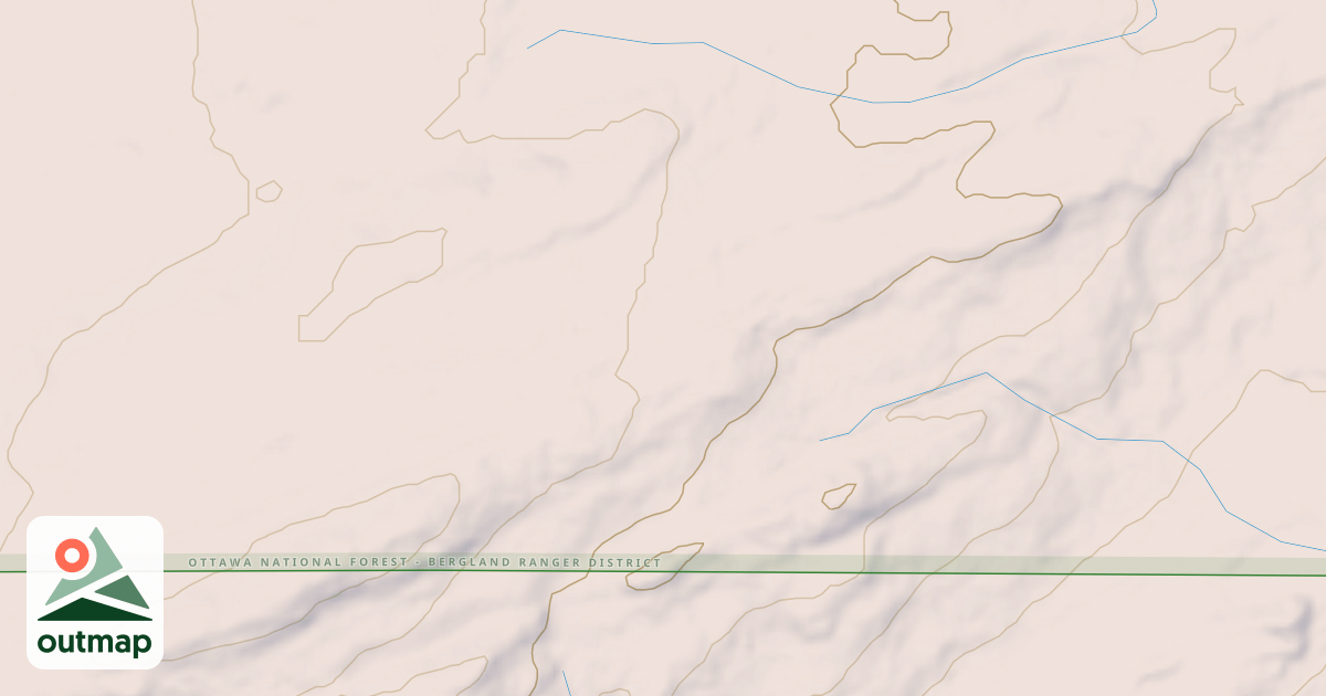 Map of Bessemer Snowmobile #8