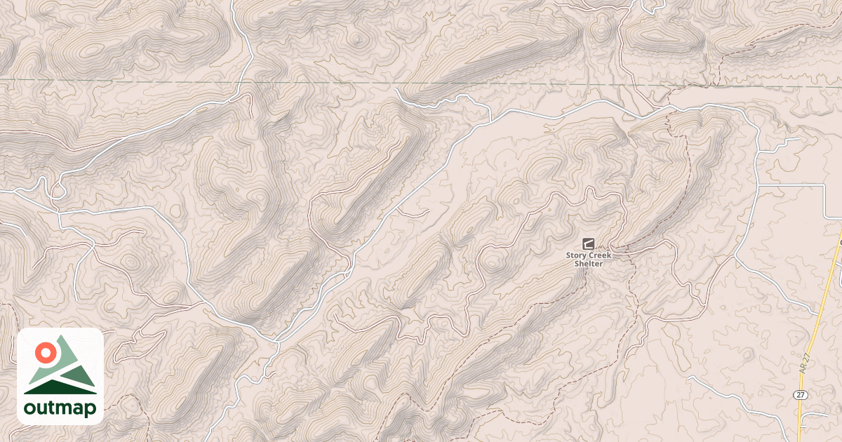Map of MUDDY CREEK