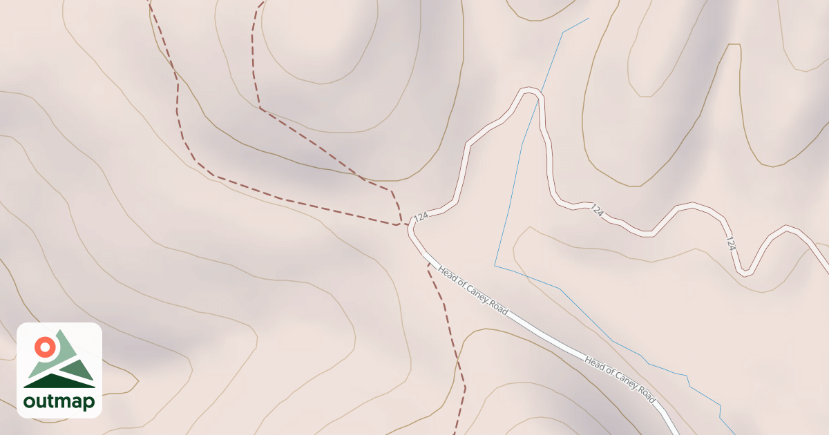 Map of White Sulphur Ohv Trail