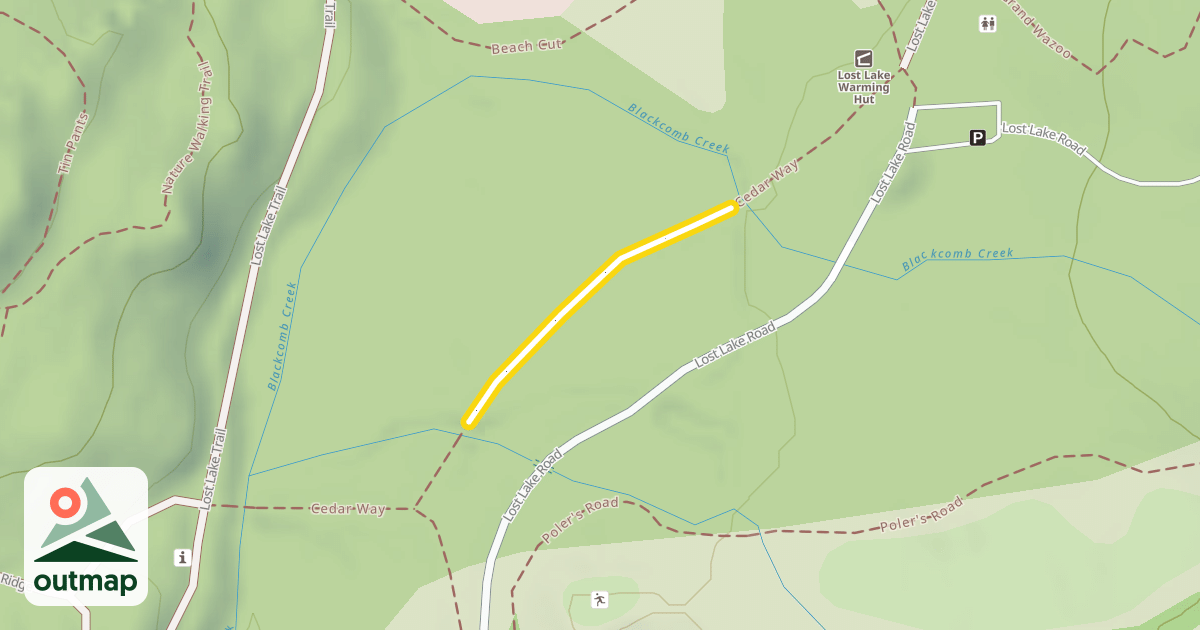 Map of Cedar Way