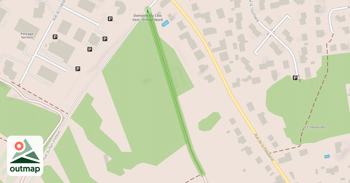 Map of Chemin de la Roulette