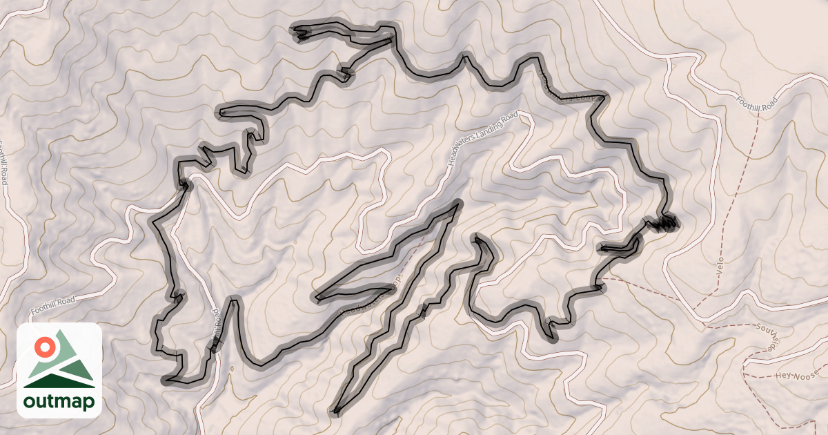 Map of Headwaters Loop