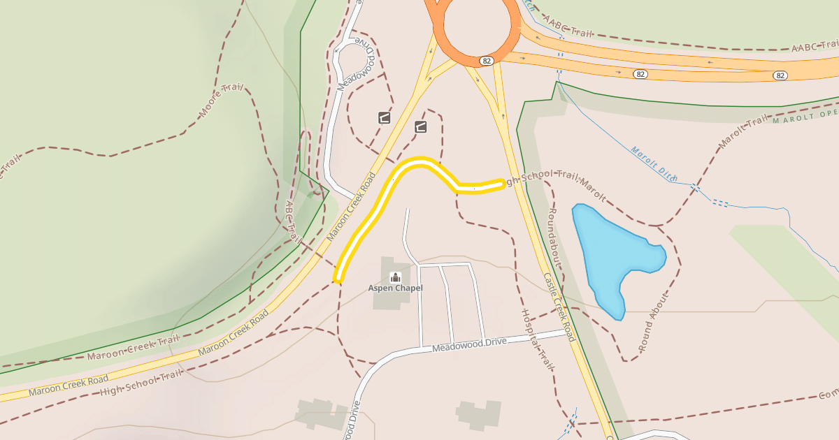 Map preview of High School Trail;Marolt