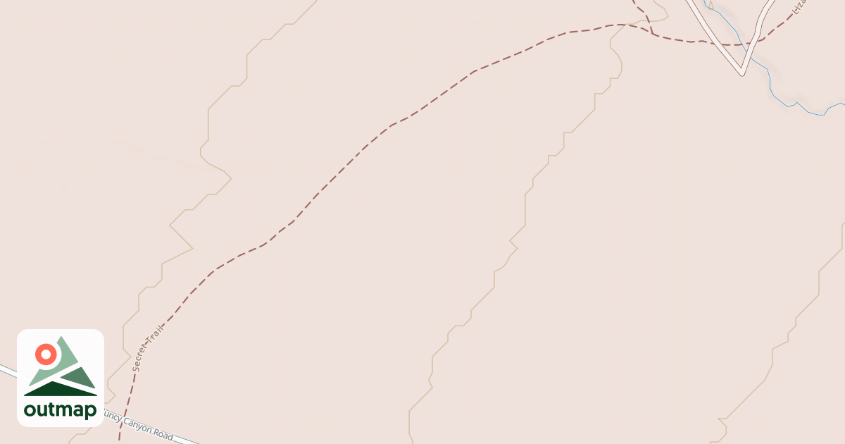 Map of Bloody Shins Trail