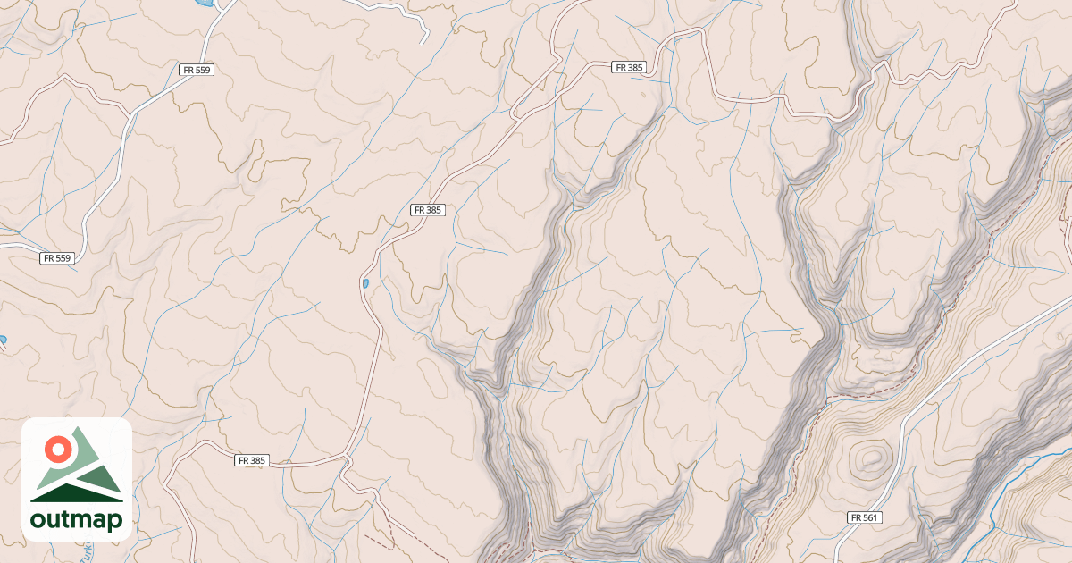 Map of CHICKEN CRK