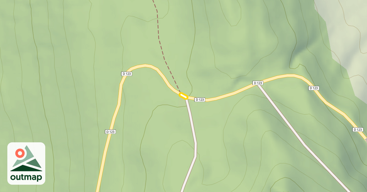 Map of Route du Col de la Biche