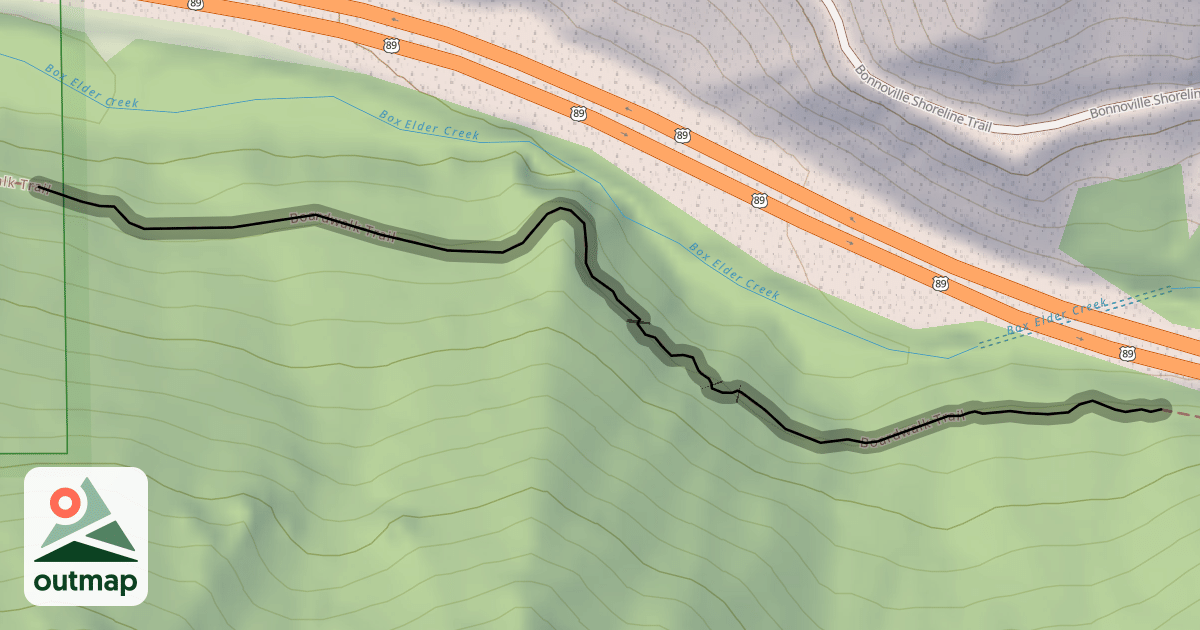 Map of Boardwalk Trail