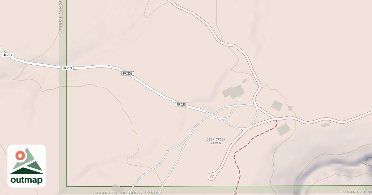 Map of DEER CREEK