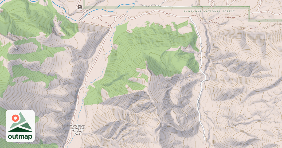 Map of BROWN CREEK