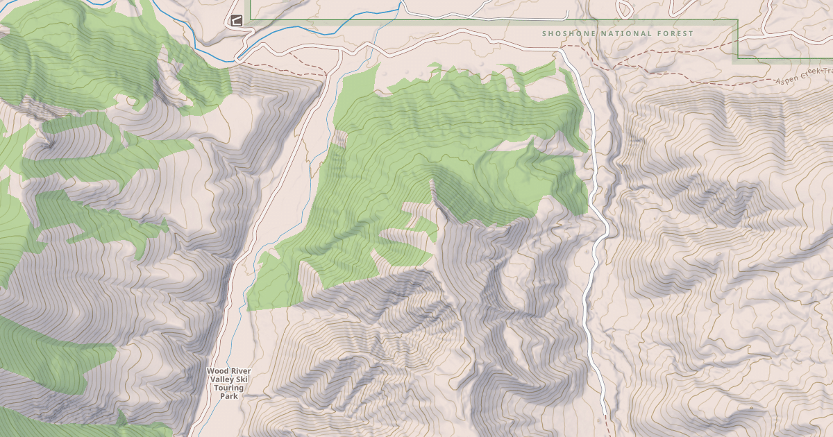 Map preview of BROWN CREEK