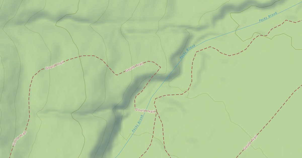 Map preview of Gould Trail