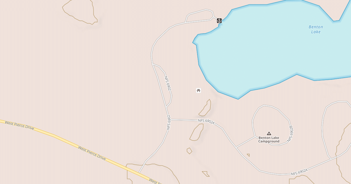 Map preview of BENTON LAKE