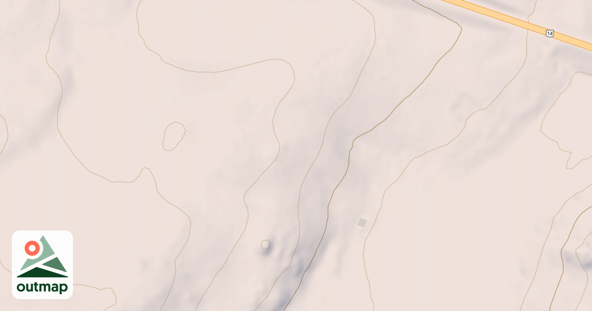 Map of JOHNSON CREEK CABIN