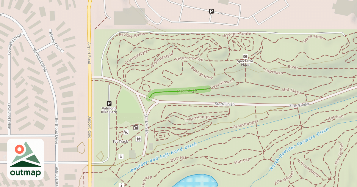 Map of Mid-Mesa