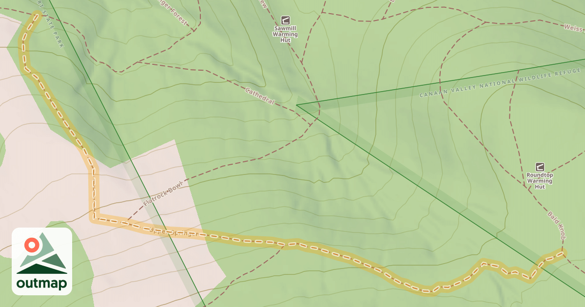 Map of Upper Springer
