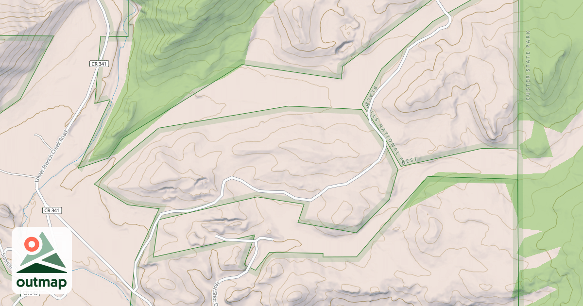 Map of HOT SHOT DRIVE