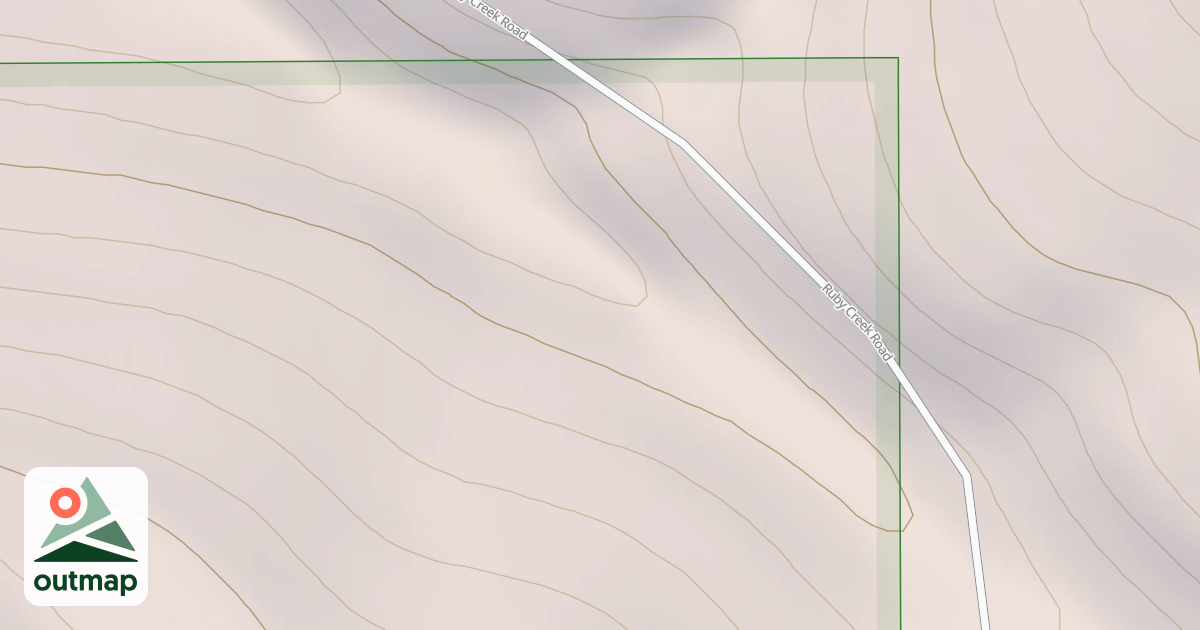 Map of PALOUSE - OHV - RUBY CR
