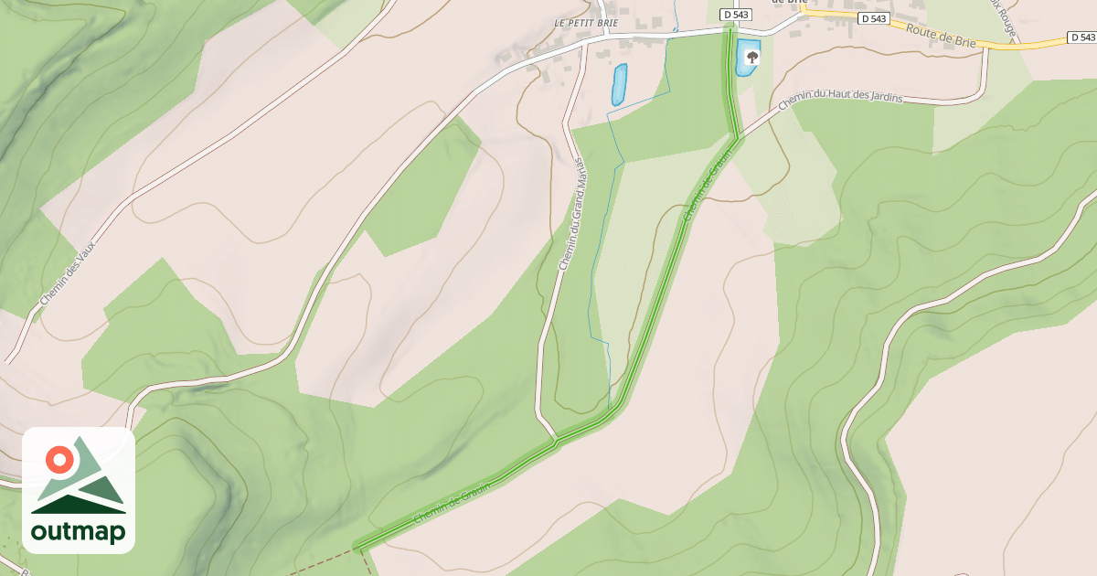 Map of Chemin de Grauin
